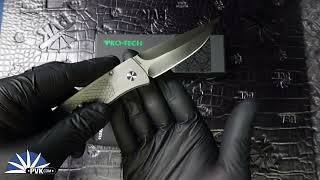 Protech / Walter Brend Collab 2026 Brend Classic Custom 001, Mike Irie Hand Ground Satin Blade,