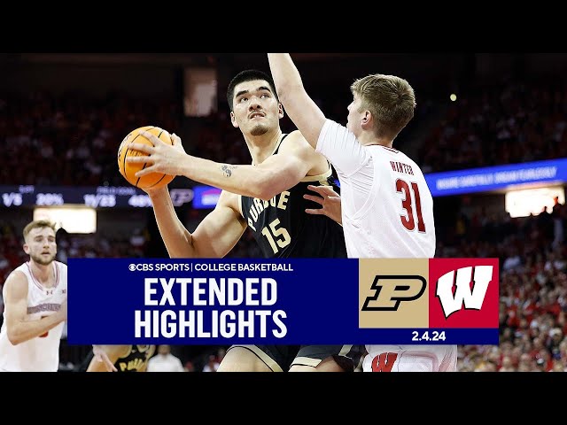 No. 2 Purdue at No. 6 Wisconsin: Extended Highlights I CBS Sports class=