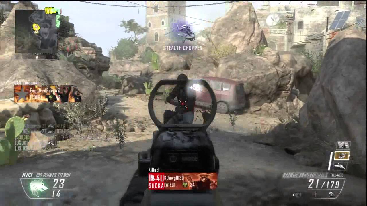 Call Of Duty Black Ops 2 33 Killstreak on YEMEN KC FAL YouTube
