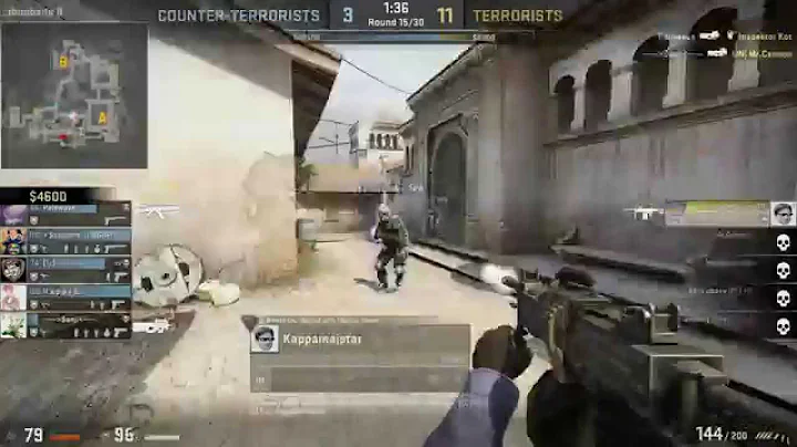 FASTEST 1v5 CS:GO CLUTCH EVER?! - CS:GO NEGEV 1v5 CLUTCH MLG