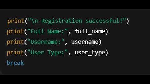 Laboratory 3: User Registration System with Strong Password Validation in Python