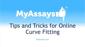 Tips and Tricks for Online Curve Fitting with MyCurveFit.com