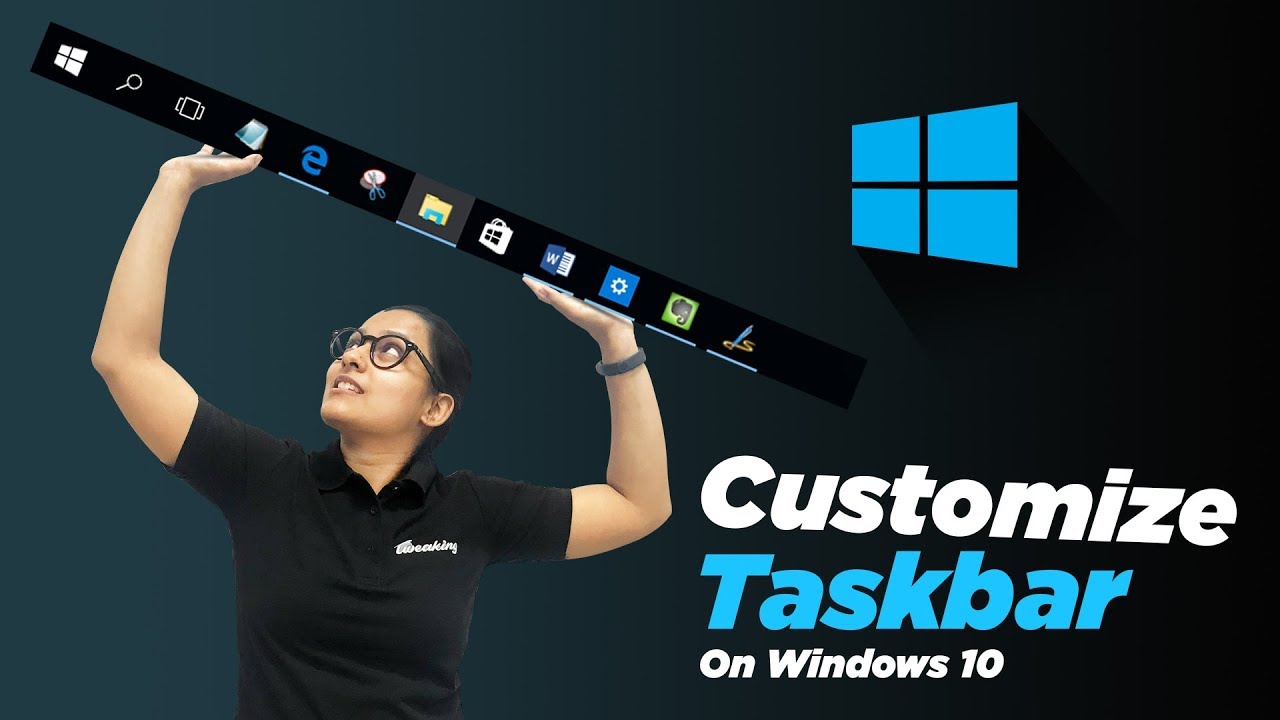 How To Customize Taskbar On Windows 10 Taskbar New Look In Windows 10