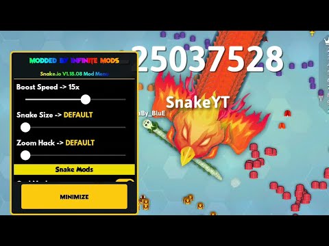 Wall Hack Mod Menu Epic Snake io Gameplay #snakeio #snakeiomodmenu 