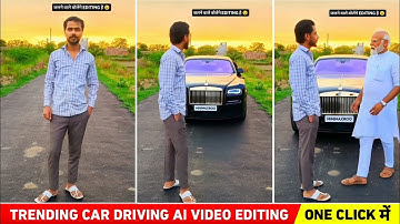 Modi Ji Hand Shake Ai Video Editing | Ai Car Driving Video Editing #ai