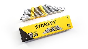 STANLEY Combination Spanner Set 70-963E (8-Pieces)