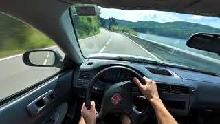 Pushing in a Honda Civic EK3 | POV 4K