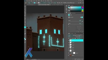 Glow effect photo editing in photoshop