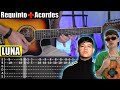 LUNA - Peso Pluma x Junior H - Requinto   Acordes | TABS | Tutorial Guitarra