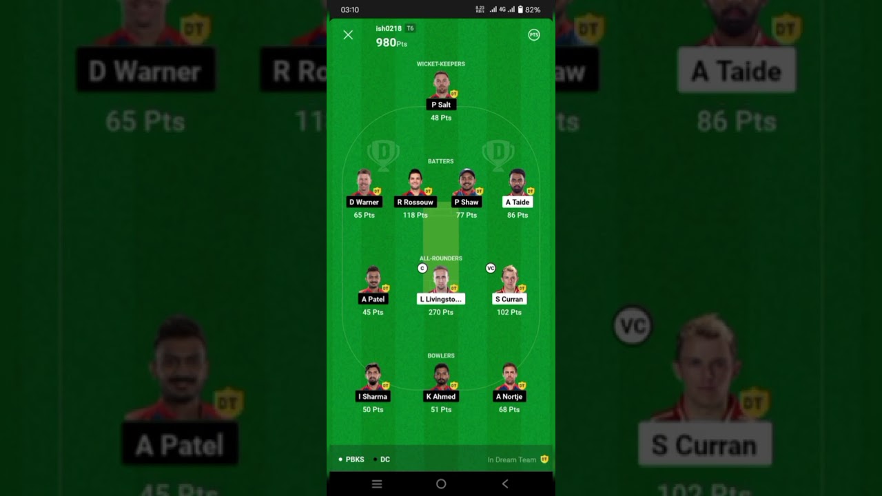 🏏🏏🏏🏏@DREAM 11 @GURU JI @FANTASY KING FREE TEAM 1 CRO WINNING 🔥🔥🔥🔥