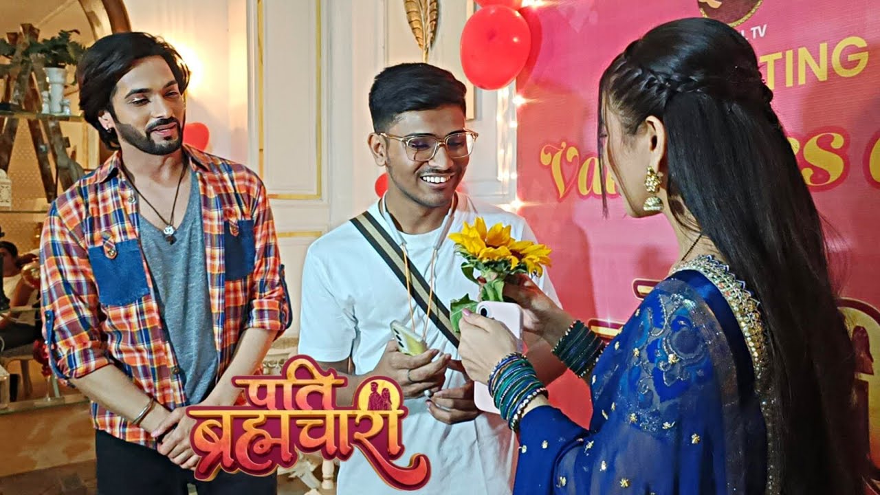 Pati Bhramchari || Suraj ke samne Fans ne Isha ko diya Flower 🌹|| Dangal Tv | Velentine celebration 