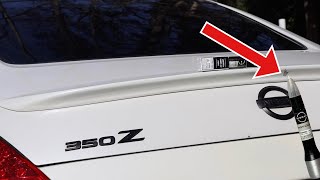 Nissan Touch Up Paint Pen on 350z (Magic)