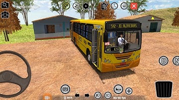 Proton bus simulator 2 com MOD map Novo recanto linha 542 com mascarello gran via 2008 padrão Bangu