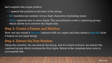 Extracting First Digits from Strings using Java and Regex