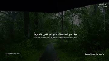 ماتيسر من سورة القمر بصوت القارئ محمد هشام محسن
