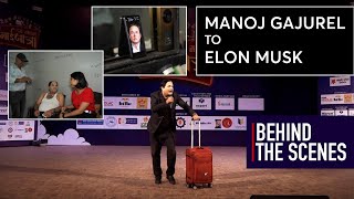 Manoj Gajurel | झण्डै एलियन मास्क बनेको |Behind The Scenes | 2080 Elon Musk