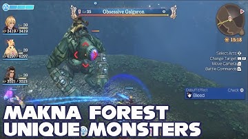 All Makna Forest Unique Monsters & Locations - Xenoblade Chronicles Definitive Edition