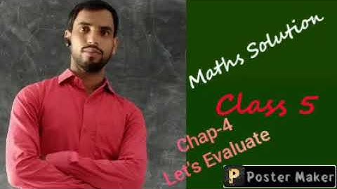 Viva Start up maths Solution class 5 Chap 4 Let