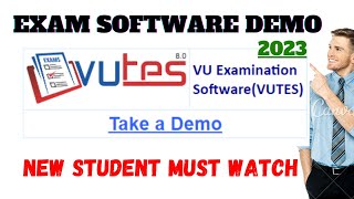 Vu Exam Software toturial_How to attempt paper in Vu?_vu final term 2023 paper Important Tips 2023