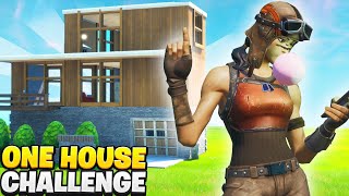 I WON by using loot from ONE HOUSE ONLY in Fortnite...