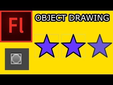 How To Draw in Flash CS5: 007 Object Drawing and Groups