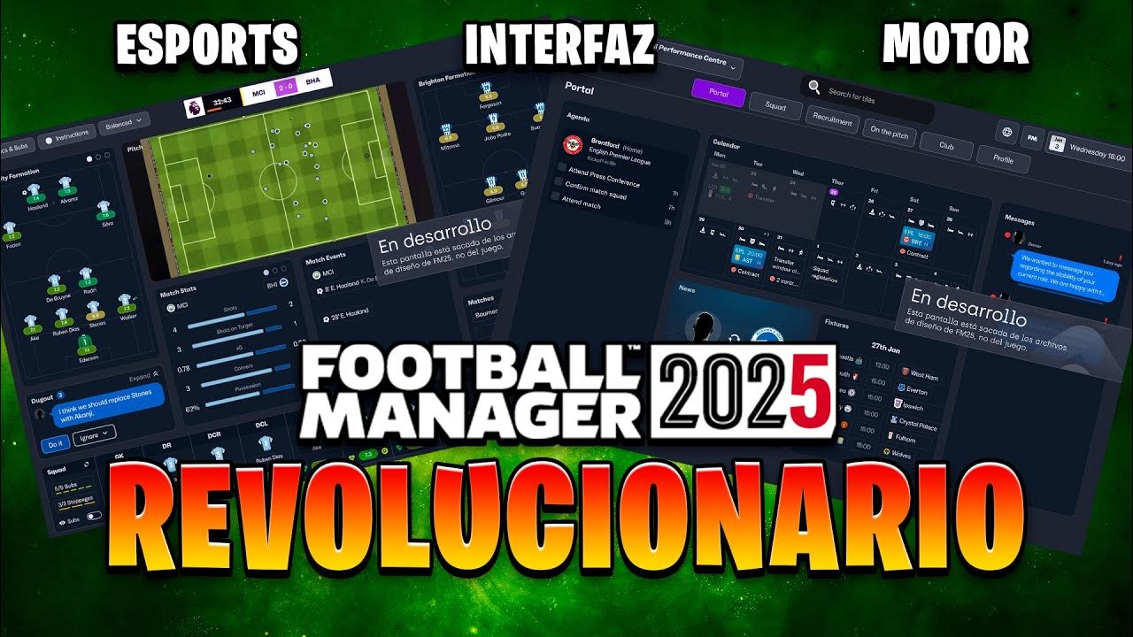 ⚽ Football Manager 2025 Muestra DETALLES Novedades y Anuncio de Fecha