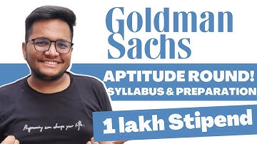 Goldman Sachs Aptitude Test | Engineering Campus Hiring Program | Internship at Goldman Sachs