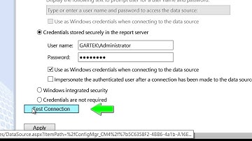 How to Quickly Test the SSRS Data Source Connection