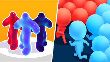 Satisfying Mobile Games 2023 - Blob Runner 3D, Count Masters, Going Balls, A-Z Run, Tall Man Run...