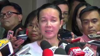 Grace Poe Im Praying And Preparing For 2016