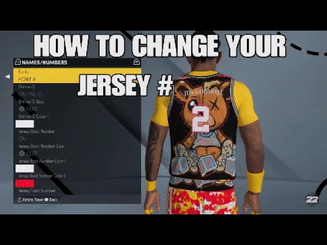 How to Change Your Jersey Number in NBA 2k21 Mycareer