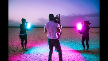 Cinematic Lighting on Location | Gemini 1x1 Soft RGBWW