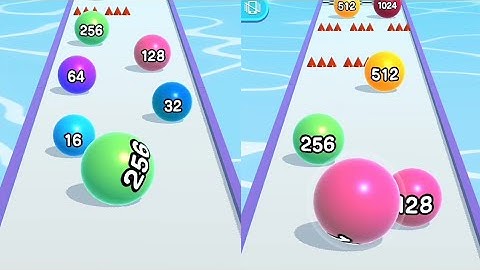 Ball Run 2048 🎱😷 - All Levels Gameplays  Android, iOS part 107