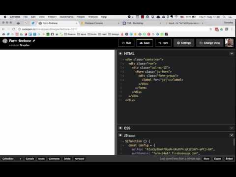 Firebase Form Tutorial