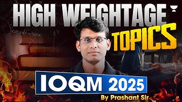 High Weightage Topics | IOQM 2025 | Prashant Jain #ioqm #ioqm2025