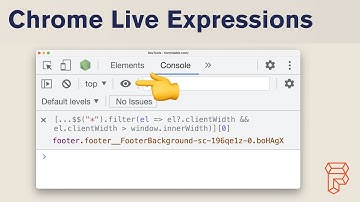 Chrome DevTools Live Expressions!