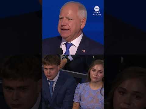 Tim Walz discusses