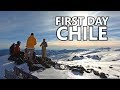 First Day Ever Snowboarding in Chile