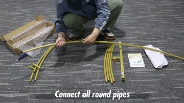 Installation guide for Aisto round backdrop stand