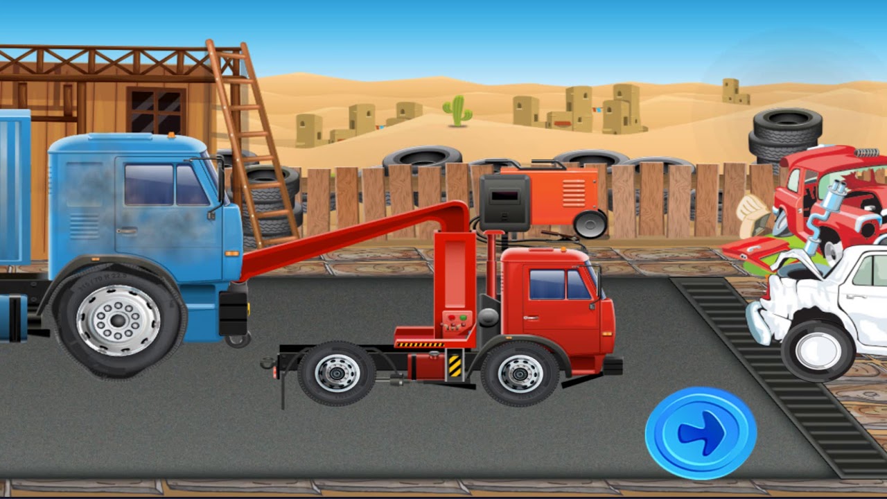 Truck Repair Mechanic Shop Games For Kids - YouTube