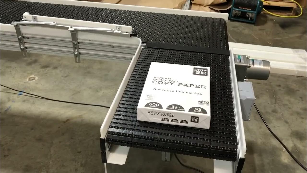 Corner and Bump Turn 1 with Safe Conveyor Inc. Swansea MA, U.S.A. YouTube