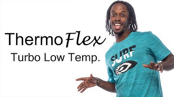 How to Heat Press ThermoFlex Turbo  HTV (Heat Transfer Vinyl) | Low Temp HTV