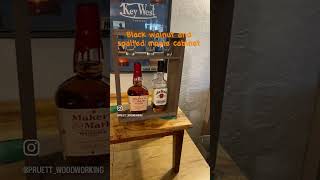 Walnut And Spalted Maple Cabinet.