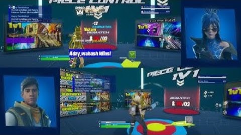 Splitscreen gameplay fortnite 1v1 peice controle