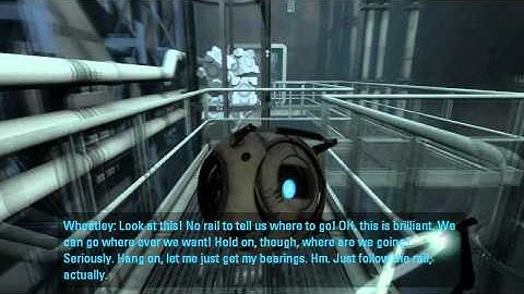 Portal 2 Walkthrough Chapter 1: The Courtesy Call 2/2