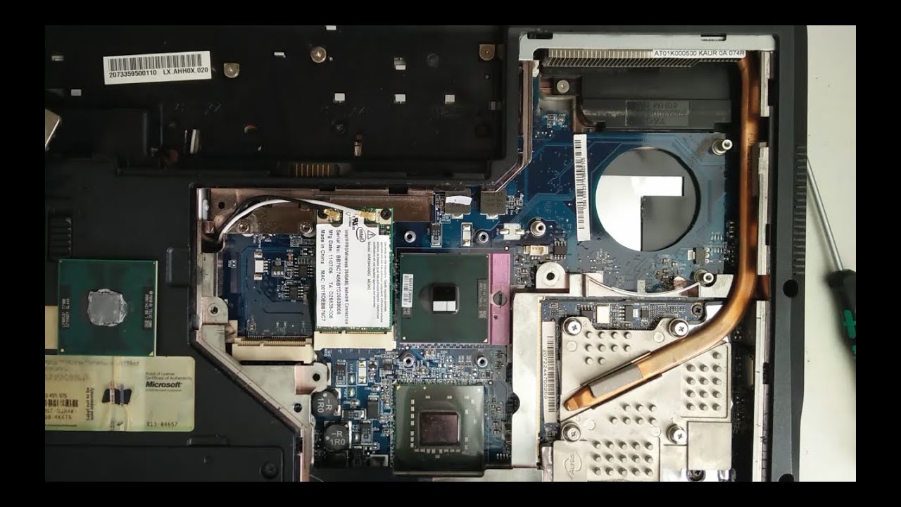 Acer Aspire CPU upgrade - YouTube