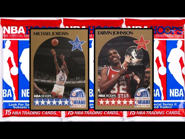 Michael Jordan, all stars east, 1990 nba hoops gold card #5