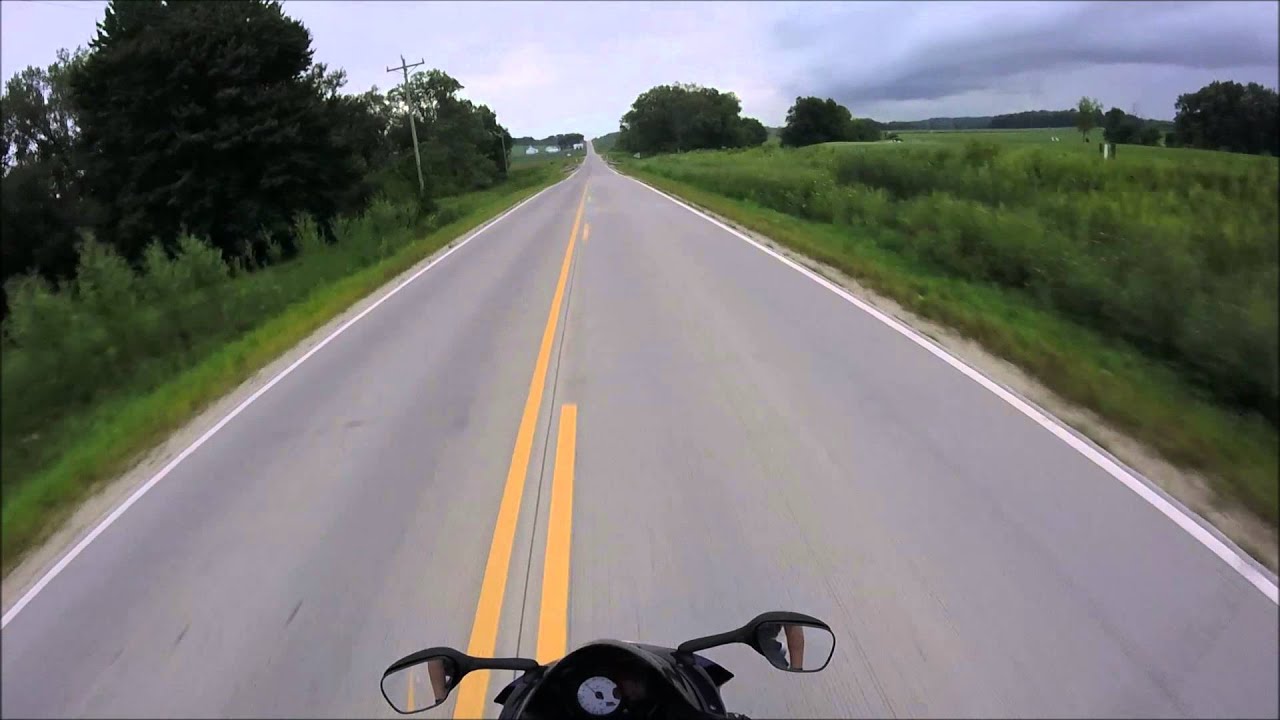 Highway wheelies in Iowa YouTube