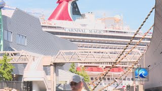 Officials: Man goes overboard on 'Carnival Magic' cruise ship returning to Norfolk