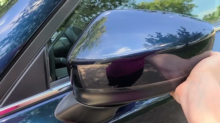 Mazda manual side mirror fold technique